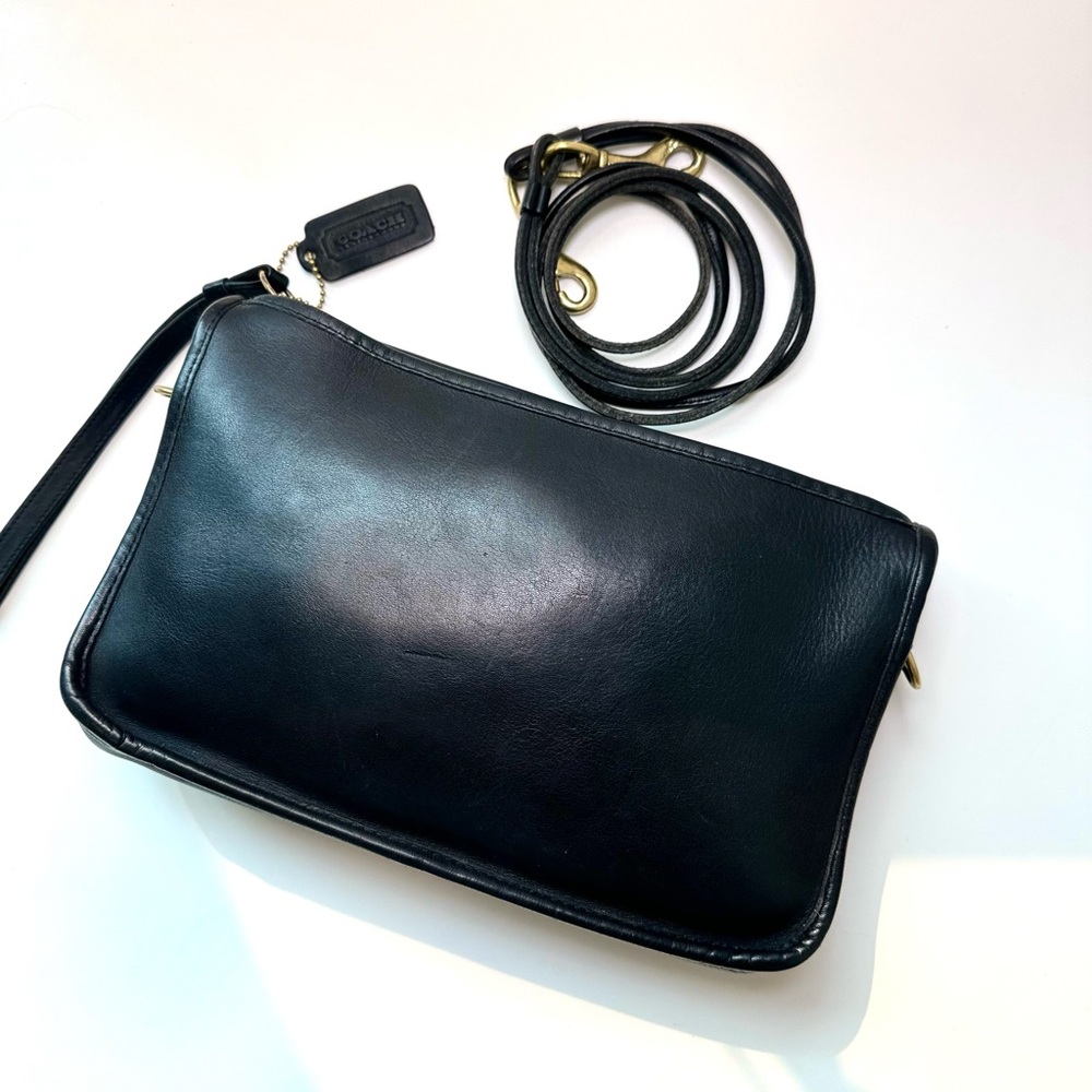 ✅Sold✅ Vintage Coach 1970s NYC Leatherware Basic Shoulder Bag #9455 - Picture 4 of 13